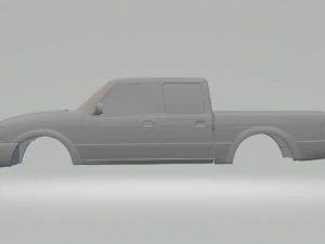 ranger double cab 2005 3D Print Model
