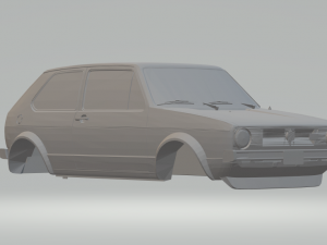 vw golf rabbit 3D Print Model