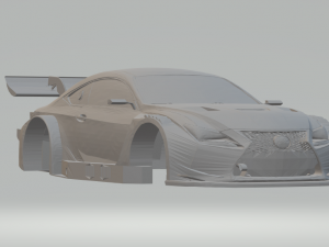 lexus rc f supergt 3D Print Model
