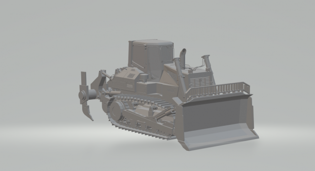 liebherr pr 776 bulldozer 3D Print Model .c4d .max .obj .3ds .fbx .stl .blend 