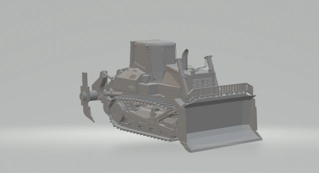 liebherr pr 776 bulldozer 3D Print Model .c4d .max .obj .3ds .fbx .stl .blend 