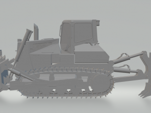 liebherr pr 776 bulldozer 3D Print Model