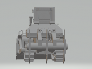liebherr pr 776 bulldozer 3D Print Model