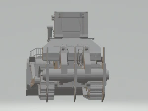 liebherr pr 776 bulldozer 3D Print Model
