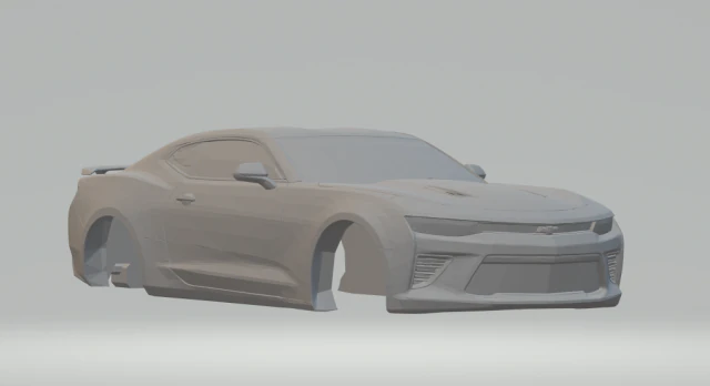 chevrolet camaro ss 2017 3D Print Model .c4d .max .obj .3ds .fbx .stl .blend 