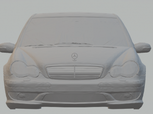 mercedes class c 3D 打印模型