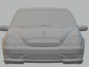 mercedes class c 3D Print Model