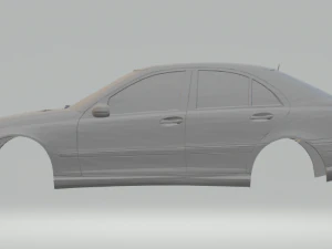 mercedes class c 3D Print Model