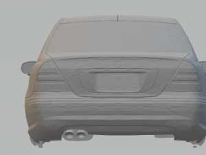 mercedes class c 3D 打印模型