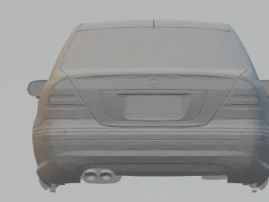 mercedes class c 3D Print Model