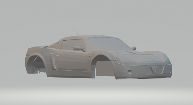 vauxhall vx220 turbo 3D Print Model .c4d .max .obj .3ds .fbx .stl .blend 