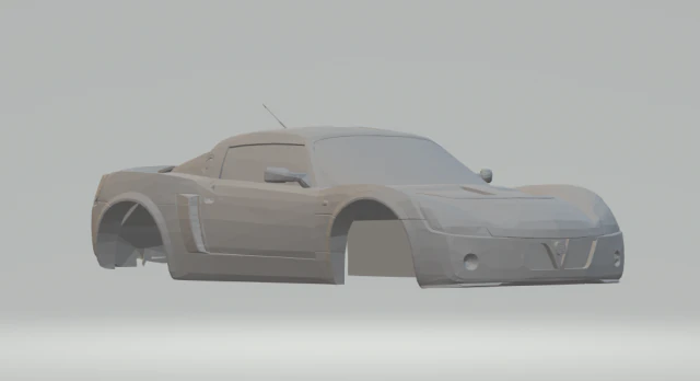vauxhall vx220 turbo 3D Print Model .c4d .max .obj .3ds .fbx .stl .blend