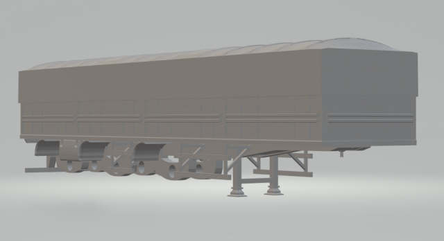 randon trailer truck brazilian bulk trailer 3D Print Model .c4d .max .obj .3ds .fbx .stl .blend 