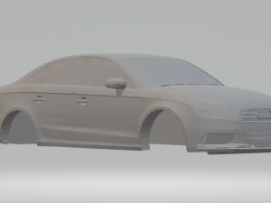 audi a3 sedan 3Dプリントモデル