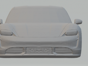 porsche taycan 3D 打印模型