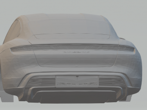 porsche taycan 3D 打印模型