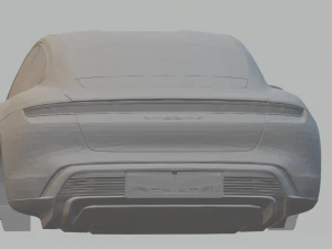 porsche taycan 3D Print Model