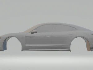 porsche taycan 3D Print Model