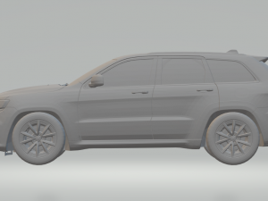 jeep grandcherokeetrackhawk 2018 3D 프린트 모델