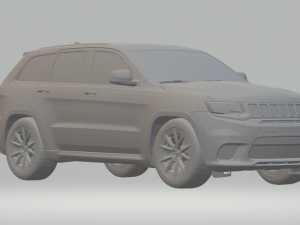 jeep grandcherokeetrackhawk 2018 3D 프린트 모델