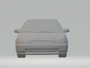 honda civic 98 3Dプリントモデル