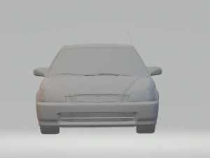 honda civic 98 3D Print Model