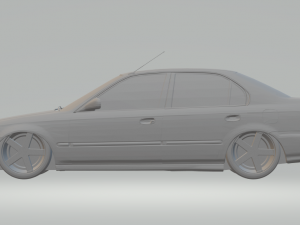 honda civic 98 3Dプリントモデル