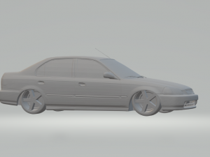 honda civic 98 3Dプリントモデル