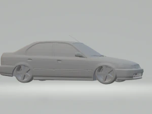 honda civic 98 3D Print Model