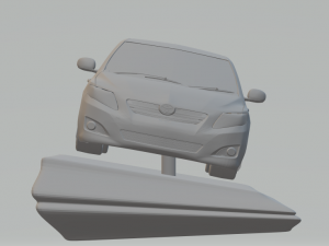 toyota corolla 2012 3D 프린트 모델