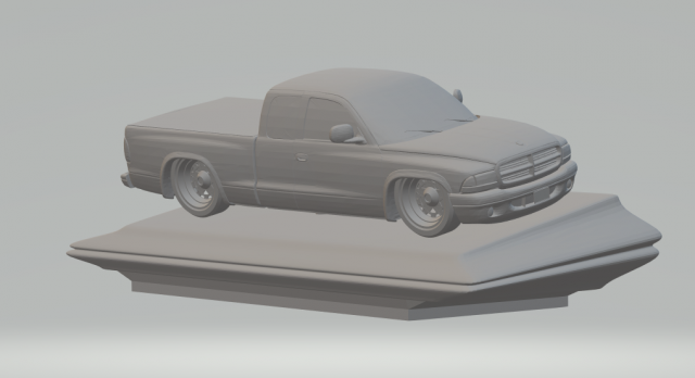 Dodge dakota r-t brazil 3D Print Model .c4d .max .obj .3ds .fbx .stl .blend 