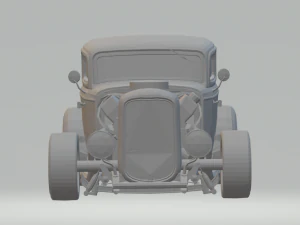 hot rod american car 3D Print Model