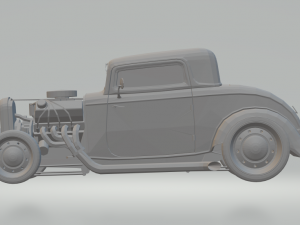 hot rod american car 3D Принт Модель