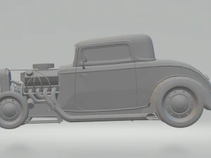 hot rod american car 3D Print Model