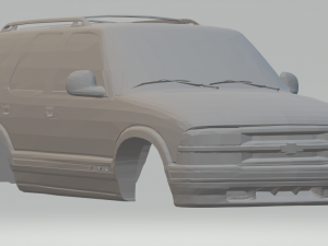 chevrolet blazer Model Cetak 3D