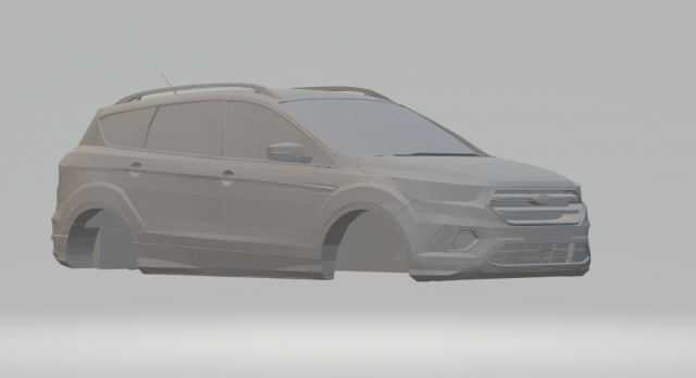 kuga Modèles 3D en vedette .c4d .max .obj .3ds .fbx .stl .blend 