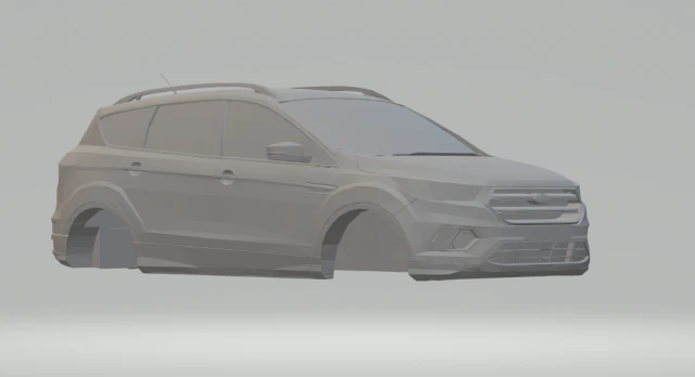 kuga 3D Print Model .c4d .max .obj .3ds .fbx .stl .blend 