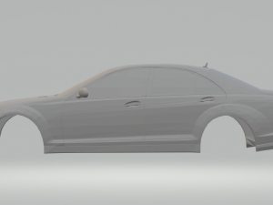 mercedes class s brabus 3D 打印模型