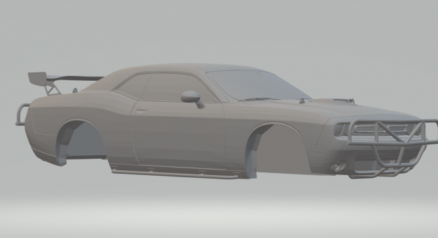dodge challenger fast and furious Modèles 3D en vedette .c4d .max .obj .3ds .fbx .stl .blend 