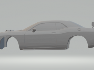 dodge challenger fast and furious Modèles 3D en vedette