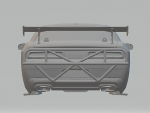 dodge challenger fast and furious Modèles 3D en vedette