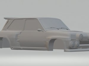renault 5 turbo Modèles 3D en vedette