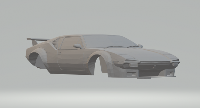 de tomaso pantera Model Cetak 3D .c4d .max .obj .3ds .fbx .stl .blend 