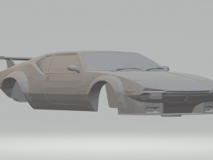 de tomaso pantera 3Dプリントモデル
