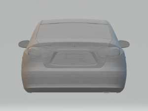 hyundai elantra 2008 3D Baskı Modeli