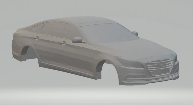 hyundai genesis g380 3D Print Model .c4d .max .obj .3ds .fbx .stl .blend 