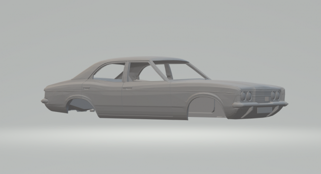 cortina 4doors 3D Print Model .c4d .max .obj .3ds .fbx .stl .blend 
