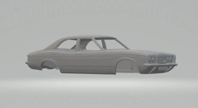 cortina 4doors 3D Print Model .c4d .max .obj .3ds .fbx .stl .blend 