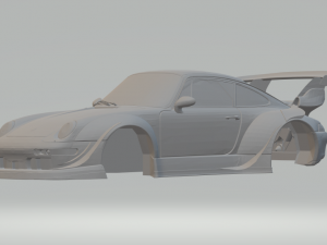 porsche rwb 993 Modello di stampa 3D