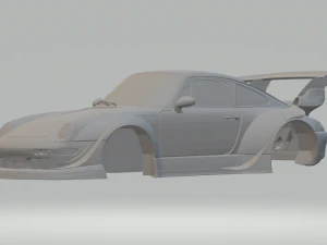 porsche rwb 993 3D Print Model